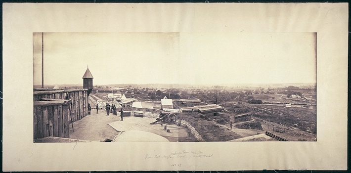 George N.Barnard, Nashville, Tenn. from Fort Negley looking northeast, Photographic print, 1864, Library of Congress Prints and Photographs Division Washington, D.C., http://hdl.loc.gov/loc.pnp/ds.12635.