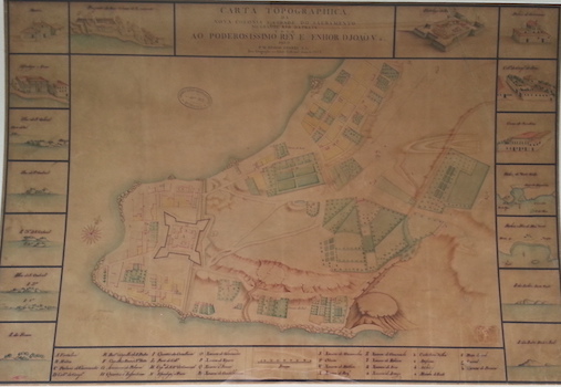 Diogo Soares, Carta Topographica da Colônia do Sacramento (1731), Mapoteca do Arquivo Histórico do Exército Brasileiro - Seção Colonia do Sacramento. 