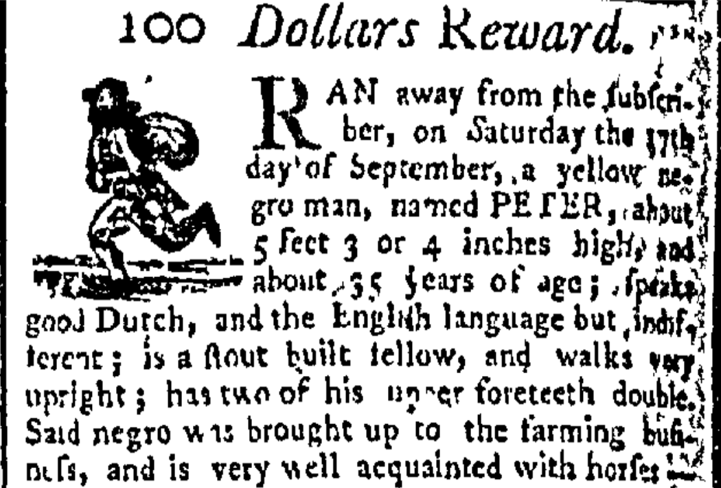 New York Gazette and Weekly Mercury, May 16, 1768.